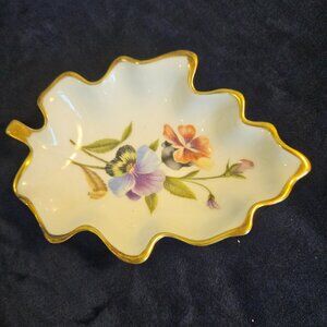 LIMOGES FRANCE PORCELAIN TRINKET / MINT DISH